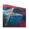 Гейминг подложка за мишка Erik - Captain America, XL, мека, многоцветна