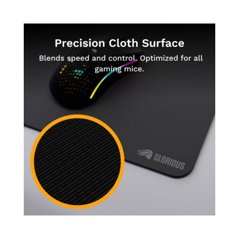 Гейминг подложка за мишка Glorious - Mouse Pad 2, L Extended, черна