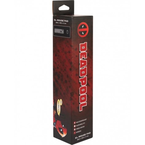 Гейминг подложка за мишка Grupo Erik - Deadpool Marvel, XL, мека, черна