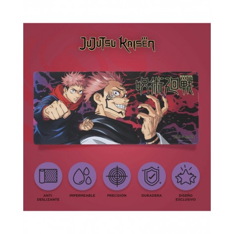 Гейминг подложка за мишка Grupo Erik - Jujutsu Kaisen, XL, мека, многоцветна