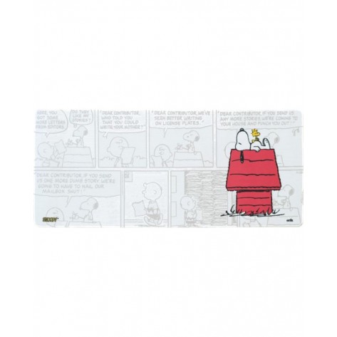 Гейминг подложка за мишка Grupo Erik - Snoopy, XL, мека, бяла