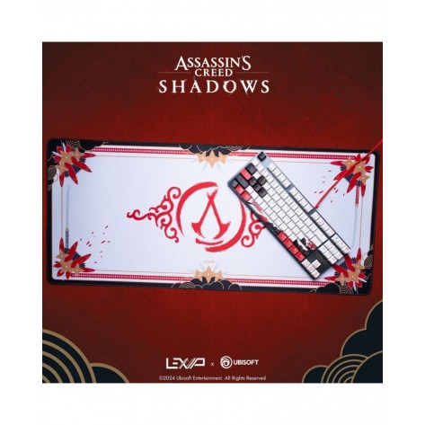 Гейминг подложка за мишка Lexip - Assassin's Creed Shadows, XXL, мека, многоцветна