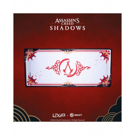 Гейминг подложка за мишка Lexip - Assassin's Creed Shadows, XXL, мека, многоцветна