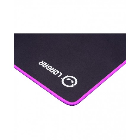 Гейминг подложка за мишка Lorgar - Main 31, XXL, мека, черна/лилава