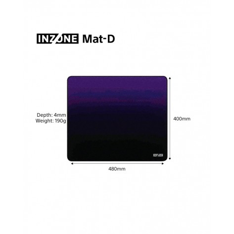 Гейминг подложка за мишка, Sony INZONE Mat-D, Developed with Fnatic, High-Speed Glide