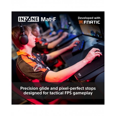 Гейминг подложка за мишка, Sony INZONE Mat-F, Developed with Fnatic, Precision Glide Surface