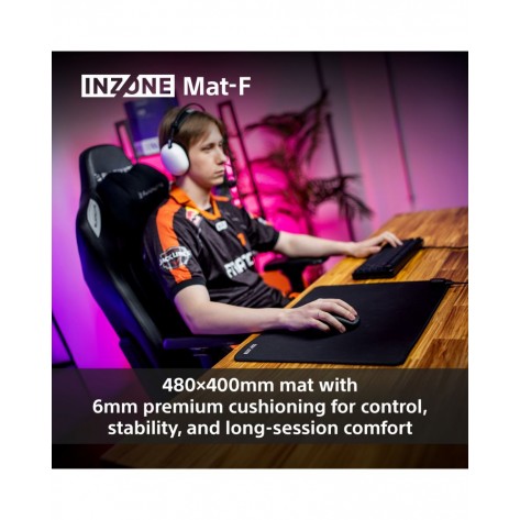 Гейминг подложка за мишка, Sony INZONE Mat-F, Developed with Fnatic, Precision Glide Surface