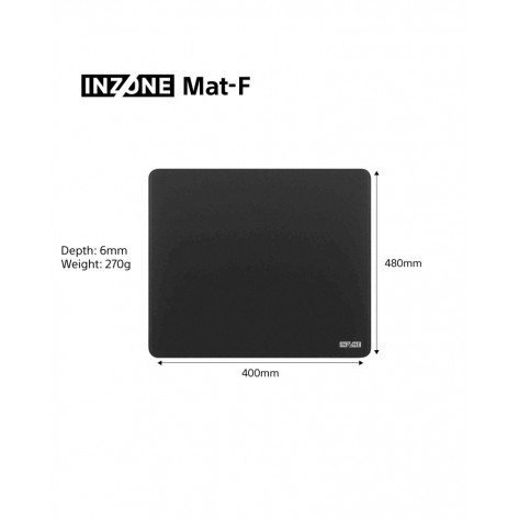 Гейминг подложка за мишка, Sony INZONE Mat-F, Developed with Fnatic, Precision Glide Surface