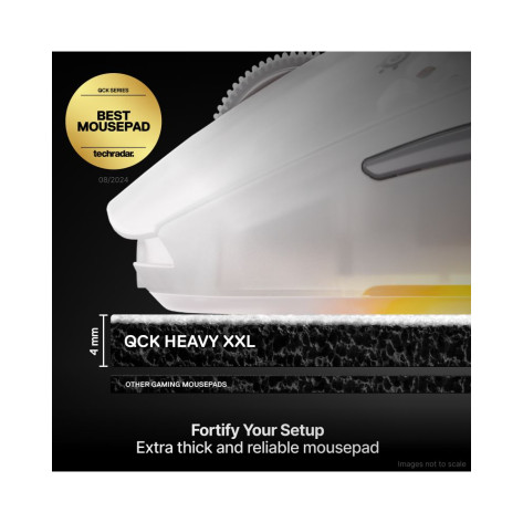 Гейминг подложка за мишка Steelseries - QcK Heavy, XXL, White