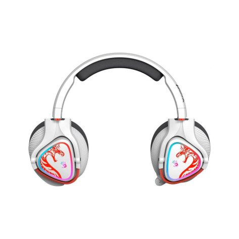 Гейминг слушалки A4Tech - Bloody MR720 Naraka, безжични, бели