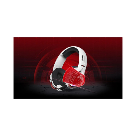 Гейминг слушалки A4Tech - Bloody MR720 Naraka, безжични, бели