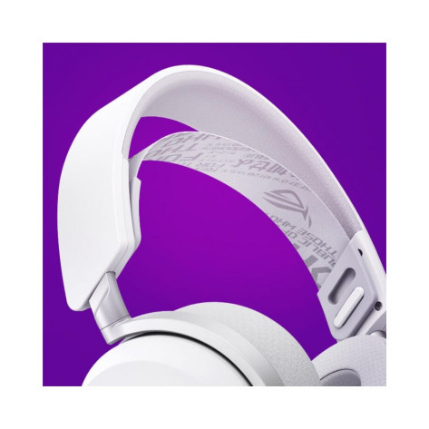 Гейминг слушалки ASUS - ROG Pelta, безжични, RGB, бели