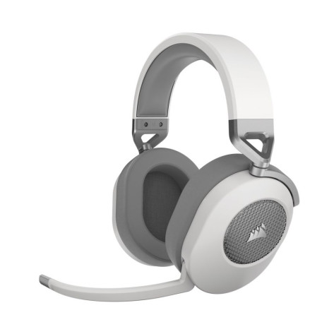 Гейминг слушалки Corsair – HS65, безжични, бели