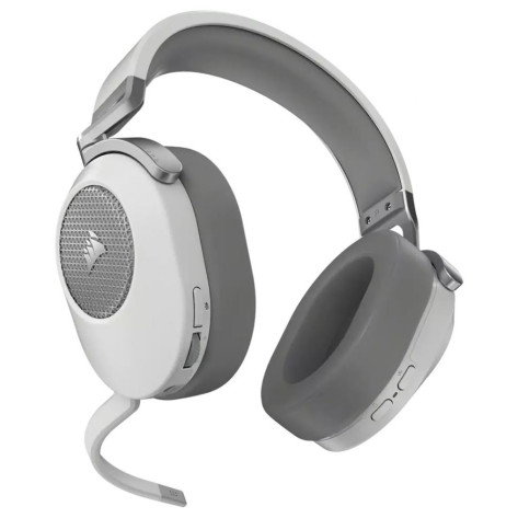 Гейминг слушалки Corsair – HS65, безжични, бели
