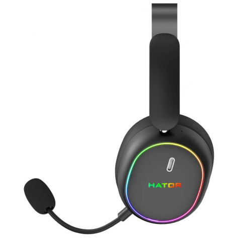Гейминг слушалки HATOR - Phoenix 2 Wireless, безжични, черни