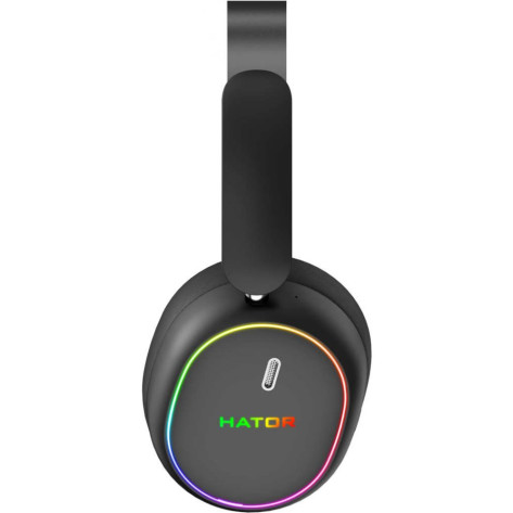 Гейминг слушалки HATOR - Phoenix 2 Wireless, безжични, черни