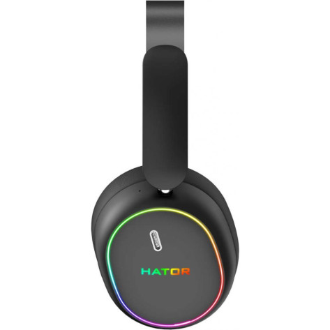 Гейминг слушалки HATOR - Phoenix 2 Wireless, безжични, черни