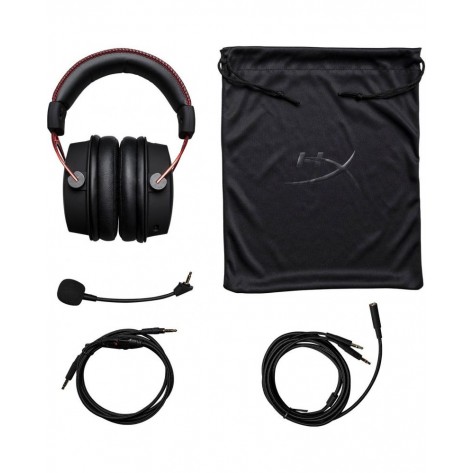 Гейминг слушалки HyperX - Cloud Alpha, червени