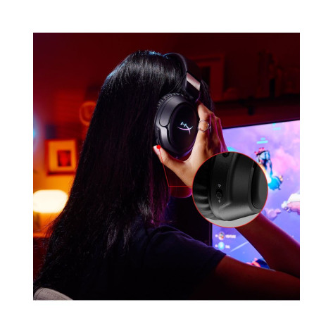 Гейминг слушалки HyperX - Cloud Flight 2, RGB, безжични, черни