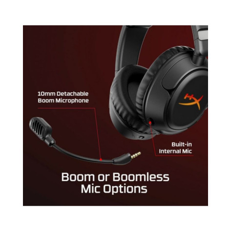 Гейминг слушалки HyperX - Cloud Flight 2, RGB, безжични, черни