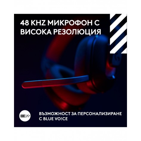 Гейминг слушалки Logitech - Astro A20 X, безжични, черни