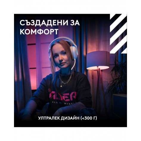 Гейминг слушалки Logitech - Astro A20 X, безжични, бели