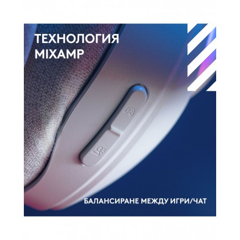Гейминг слушалки Logitech - Astro A20 X, безжични, бели