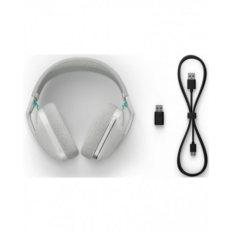 Гейминг слушалки Logitech - G321 Lightspeed, безжични, бели
