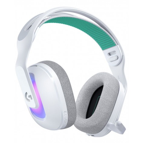 Гейминг слушалки Logitech - G522, безжични, бели