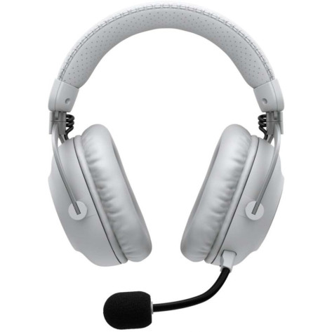 Гейминг слушалки Logitech - Pro X3 Lightspeed, безжични, бели