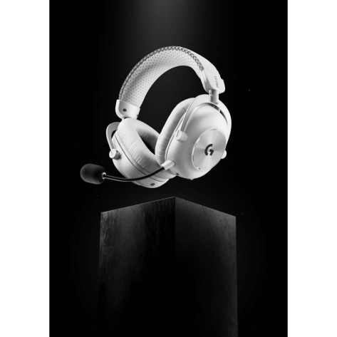 Гейминг слушалки Logitech - Pro X3 Lightspeed, безжични, бели
