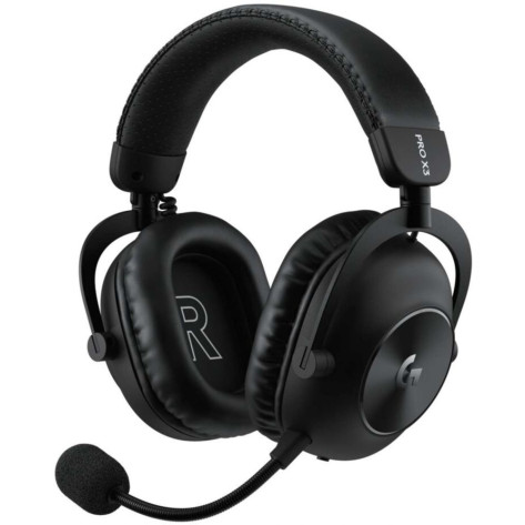 Гейминг слушалки Logitech - Pro X3 Lightspeed, безжични, черни