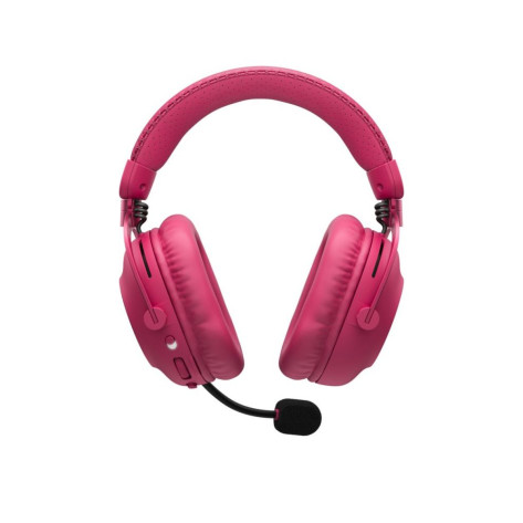 Гейминг слушалки Logitech - Pro X3 Lightspeed, безжични, Magenta