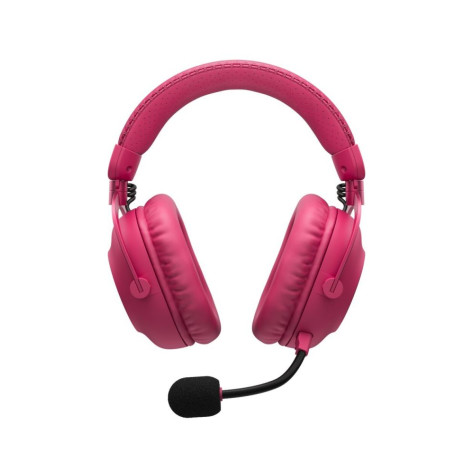 Гейминг слушалки Logitech - Pro X3 Lightspeed, безжични, Magenta