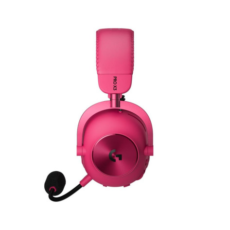 Гейминг слушалки Logitech - Pro X3 Lightspeed, безжични, Magenta