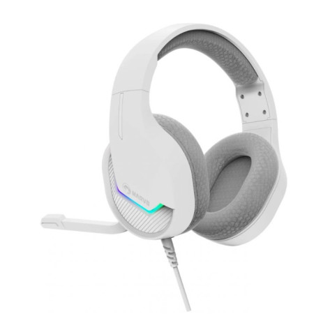 Гейминг слушалки Marvo - H8618, бели