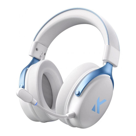 Гейминг слушалки MCHOSE - V9 Pro Steel, безжични, бели