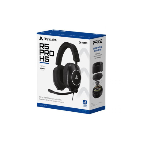 Гейминг слушалки Nacon RIG – R5 PRO HS, жични, черни