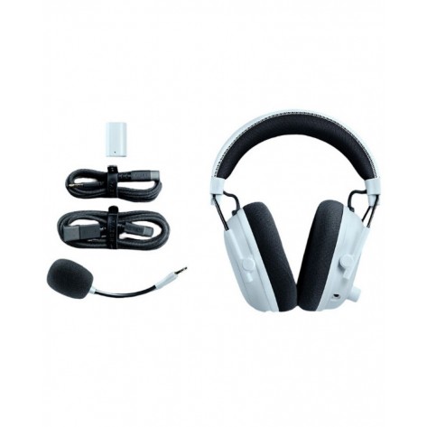 Гейминг слушалки Razer - BlackShark V3 Pro, безжични, бели