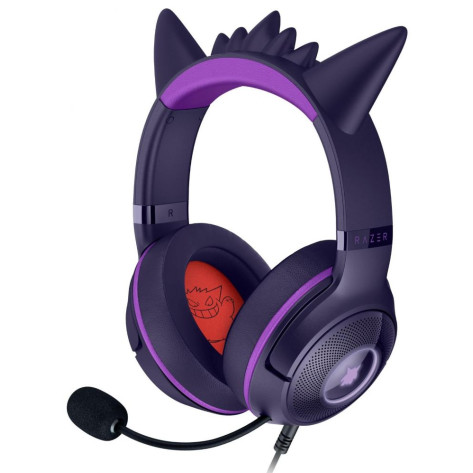 Гейминг слушалки Razer - Kraken Kitty V2, Gengar
