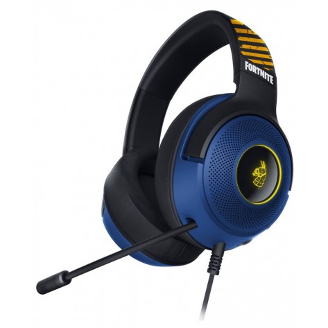 Гейминг слушалки Razer - Kraken V3 X Fortnite Ed., черни/сини