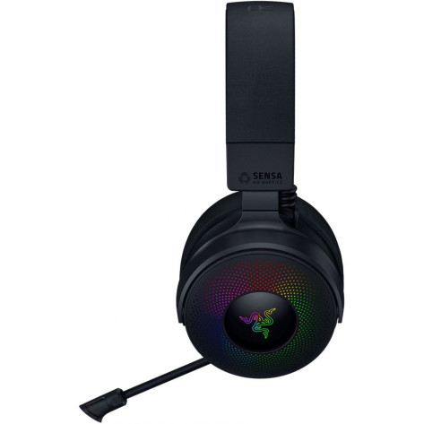 Гейминг слушалки Razer - Kraken V4 Pro, безжични, черни