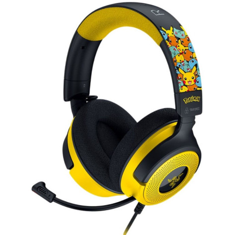 Гейминг слушалки Razer - Kraken V4 X, Pokémon