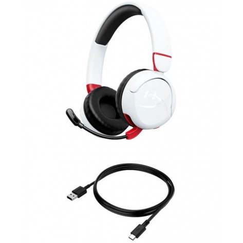 Гейминг слушалки с микрофон HyperX - Cloud Mini, безжични, бели