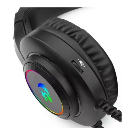 Гейминг слушалки Redragon - Hylas H260RGB, черни