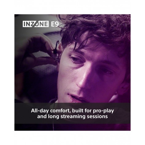 Гейминг Слушалки Sony INZONE E9, Tuned by Fnatic, in-ear, USB-C, бели