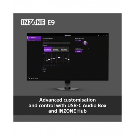 Гейминг Слушалки Sony INZONE E9, Tuned by Fnatic, in-ear, USB-C, бели