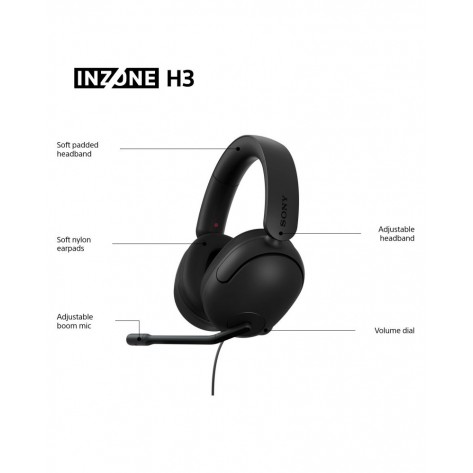Гейминг слушалки Sony - Inzone H3, черни