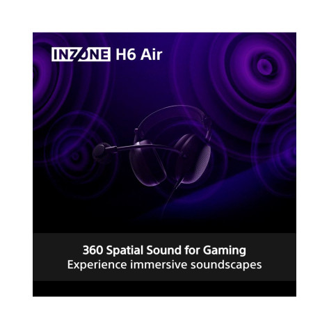 Гейминг слушалки Sony - Inzone H6 Air, PC/PS5, черни