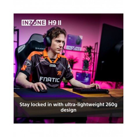 Гейминг слушалки Sony Inzone H9 II, ANC, Tuned by Fnatic, безжични, бели
